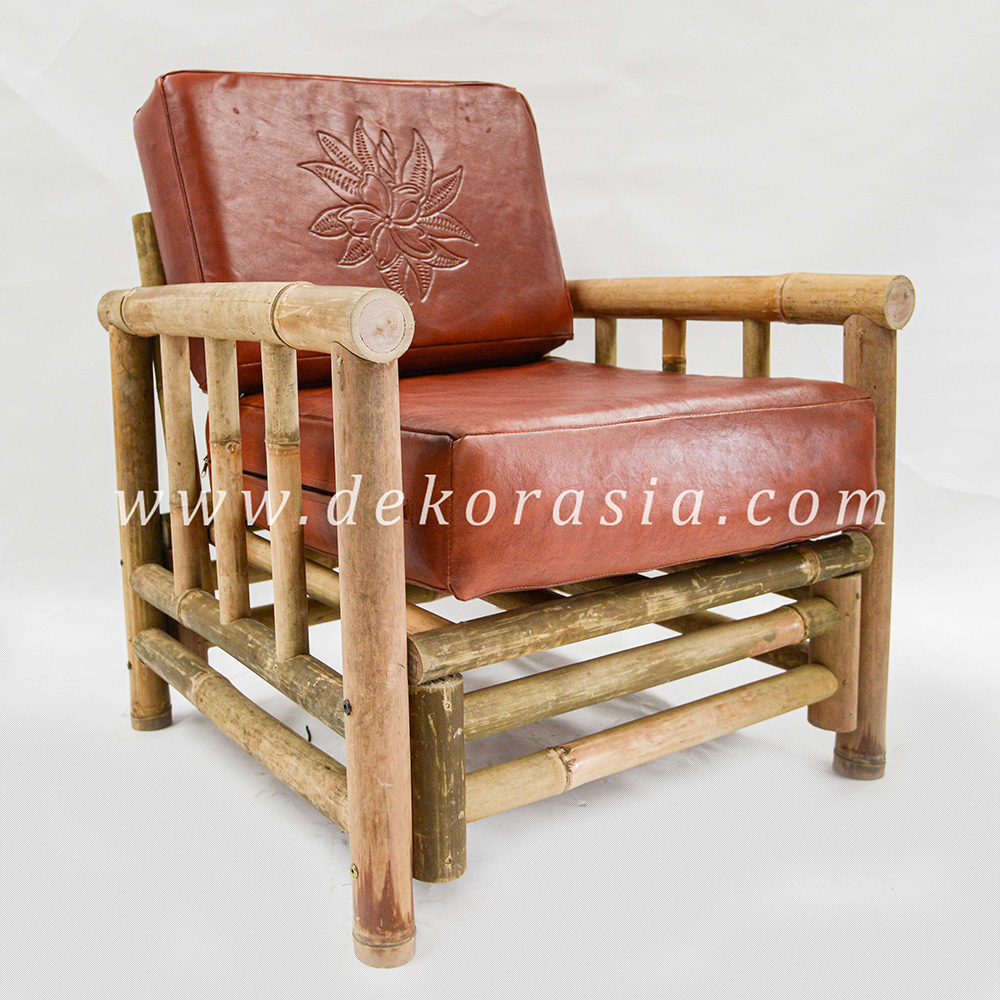 Single Seater Sofa, Chairs Bamboo for Living Room